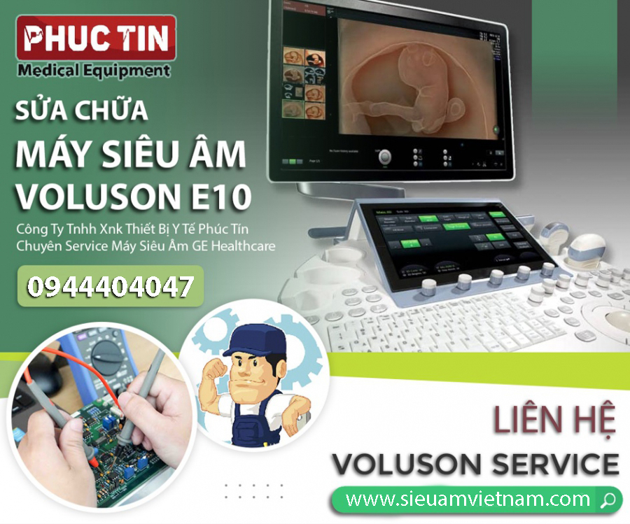 Sửa chữa máy siêu âm GE Voluson E10