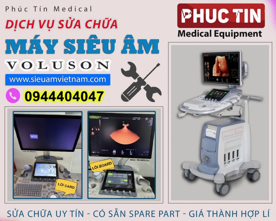 Dịch vụ sửa chữa máy siêu âm