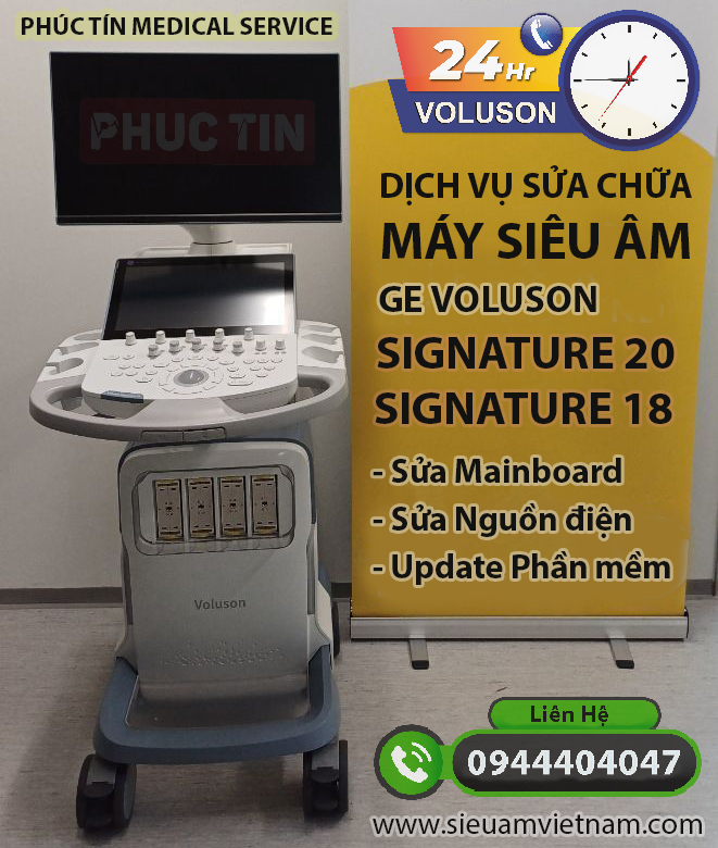 Sửa Chữa Máy Siêu Âm Voluson Signature 18