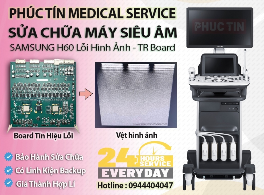 Sửa Chữa Máy Siêu Âm SAMSUNG H60
