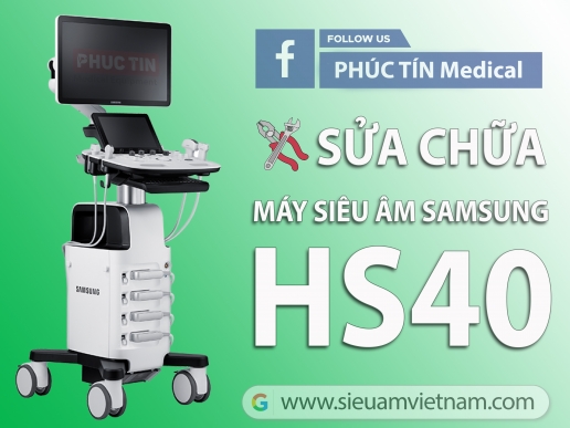 Sửa chữa máy siêu âm Samsung HS40